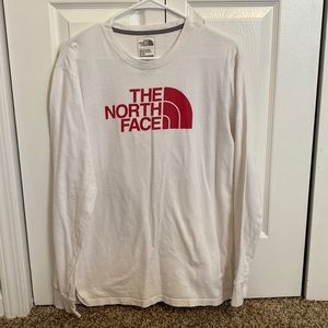 mens medium north face long sleeve t shirt